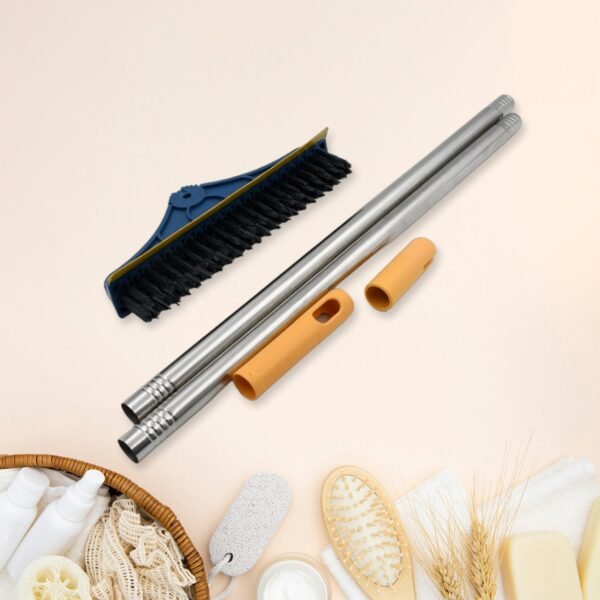 2 in 1 Cleaning Brush & Wiper , Long Handle Floor Brush, Rotatable Cleaning - Image 5