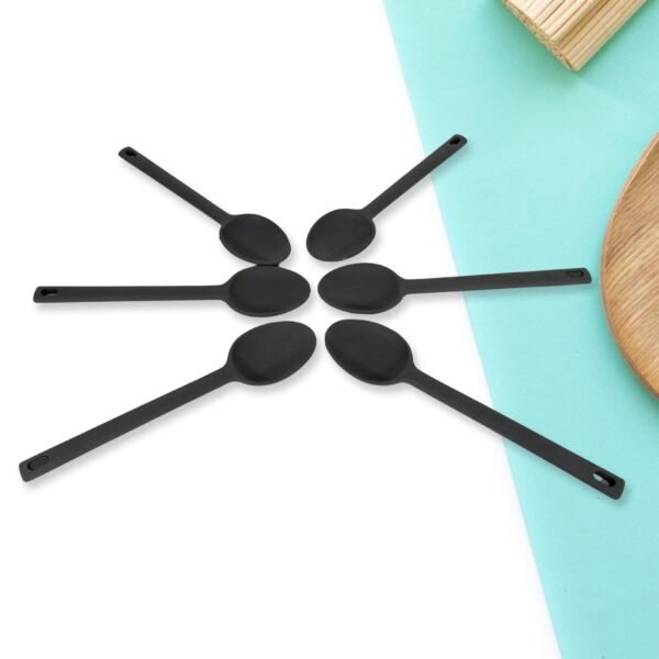 Multipurpose Silicone Spoon, Silicone Basting Spoon Non-Stick Kitchen Utensils - Image 3