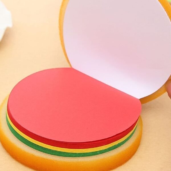 Burger Shaped Note  /  Sticky Notes  /  Memo Notes, Unique Mini Notes - Image 3