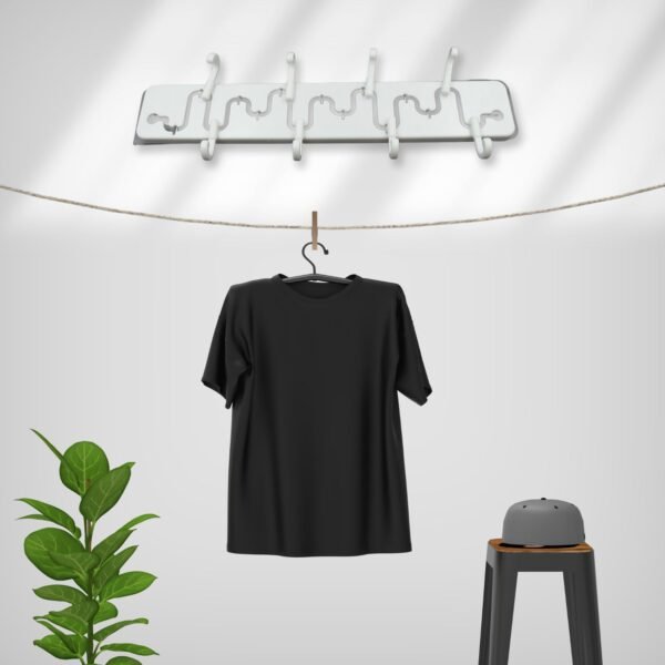 Adjustable Wall Hook: Slides for Easy Access (Bathroom & Home) - Image 3