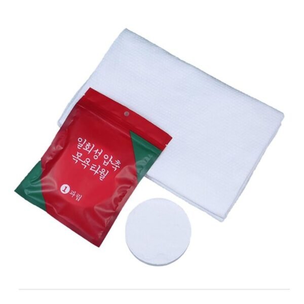 Compressed Towels Portable Disposable Compressed Cotton Coin Tissue Towel for - Image 4