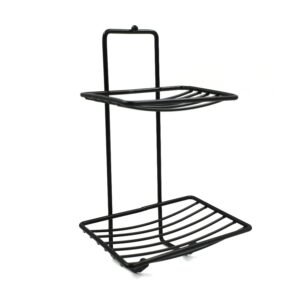 2 Layer SS Soap Rack used in all kinds of places household and bathroom