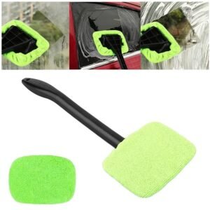 Windshield Clean Car Glass Cleaner Wiper With 1 Extra Microfiber Cloth (1 Pc /