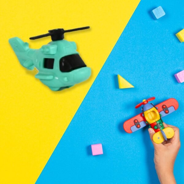 Small DIY Helicopter Toy, Small Kid's Toy, Rotating Tail  Wing DIY Helicopter - Image 3