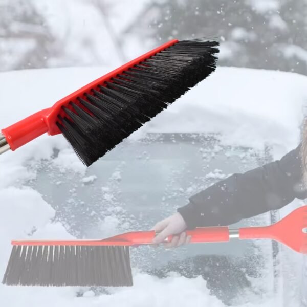 Ice Scraper Car Snow Brush 2 in 1 Comfortable Grip (1 Pc / 67 Cm Long) - Image 3