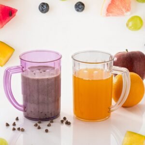 Stylish Juice Glass With Handle, Water Glass, Beer Glass, Milk Shake Glass,