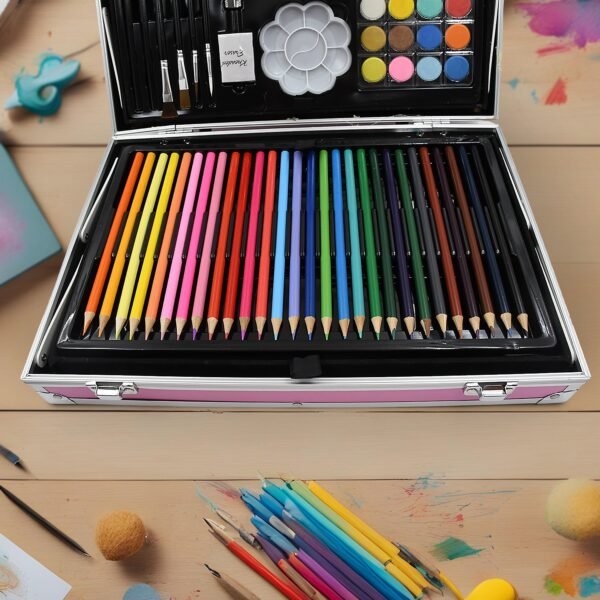 17980?Professional Art Set-Drawing Painting Sketching Coloring Kids Set All in - Image 3