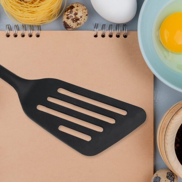 SILICON NON-STICK HEAT RESISTANT KITCHEN TURNER PREMIUM TURNER ( 1PC ) - Image 5