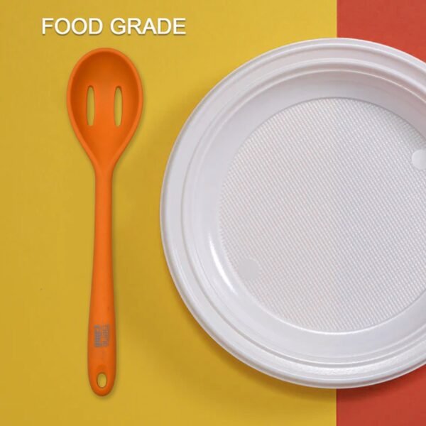 SILICON NON-STICK HEAT RESISTANT KITCHEN ITEM PREMIUM SPOON ( 1PC ). - Image 2