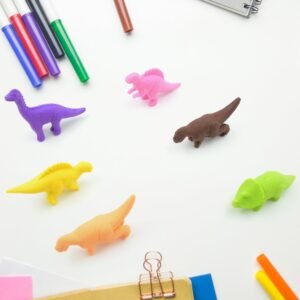 Dinosaur Shaped Erasers Animal Erasers for Kids, Dinosaur Erasers Puzzle 3D