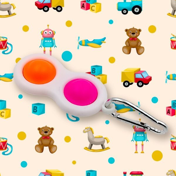 Simple Dimple Fidget Toy Mini Keychain - Image 5