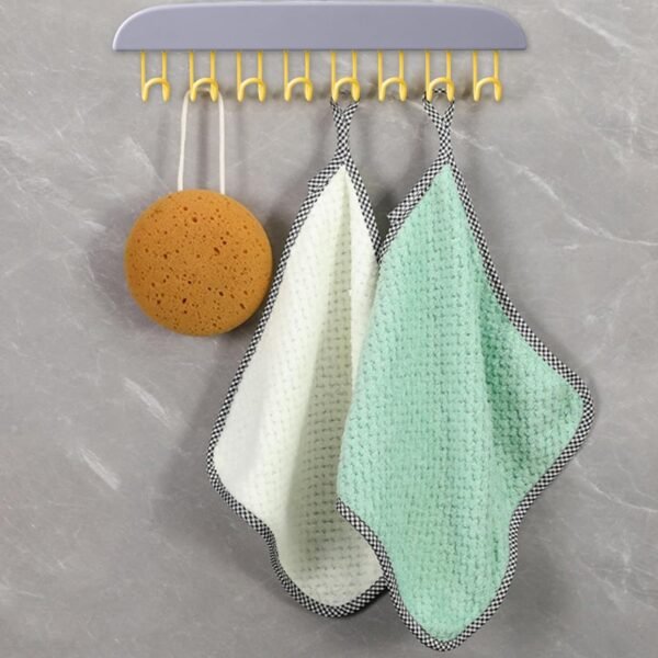 Plastic Organizer Hanger 360 Degree Rotatable Clothes Multifunctional with 8 - Image 3
