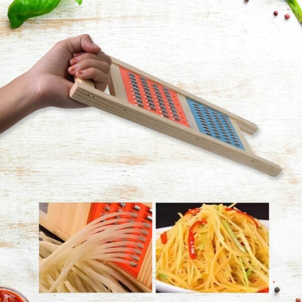 Stainless Steel Food Chopper 2-in-1 Vegetable Cutter - Image 3