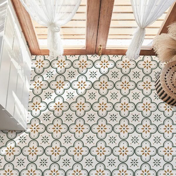 Peel and Stick Floor Tiles Kitchen / Bathroom Backsplash Sticker Detachable - Image 2