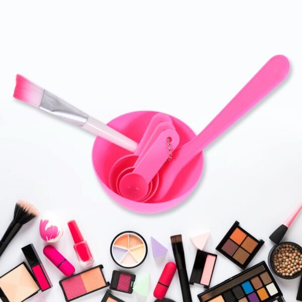 4 In 1 Facial DIY Skin Care Mask Mixing Bowl Stick Brush Gauge Spoon (6 Pcs Set) - Image 3
