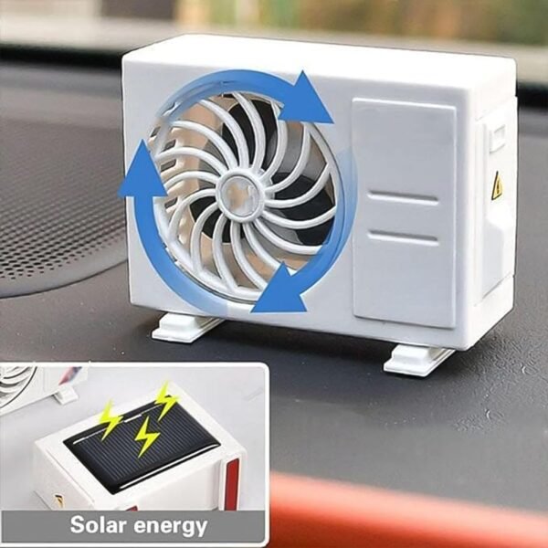AC Design Solar-Powered Car Air Freshener: Built-in Perfume Diffuser for - Image 4