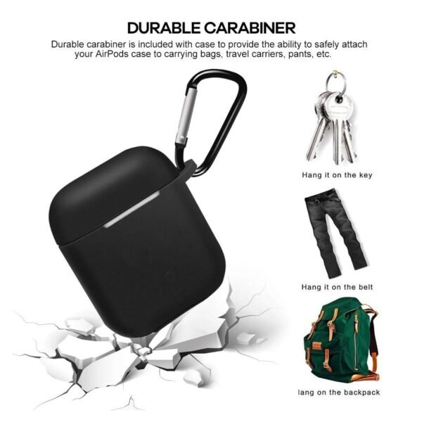 Silicone Shockproof Protection Wireless Headphones Carrying Box Cover with - Image 4