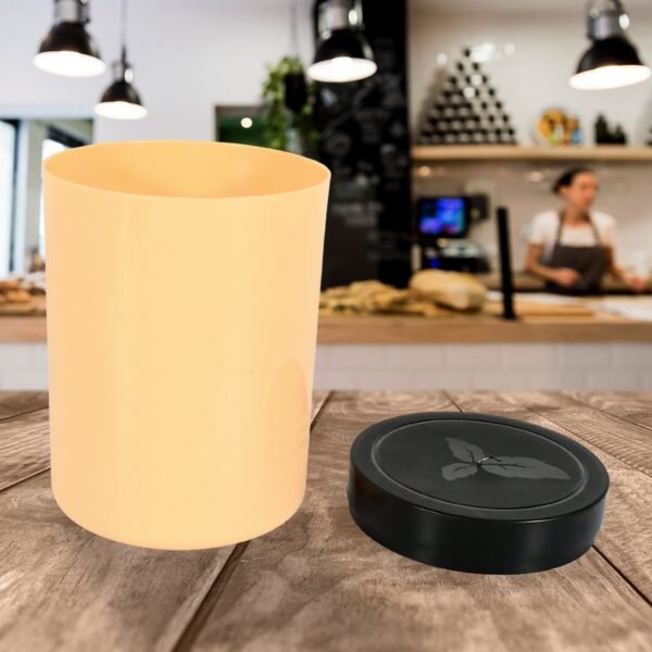 Accurate Seal Tea Sugar Coffee Container, Plastic Damru Shaped Tea, Coffee, - Image 3