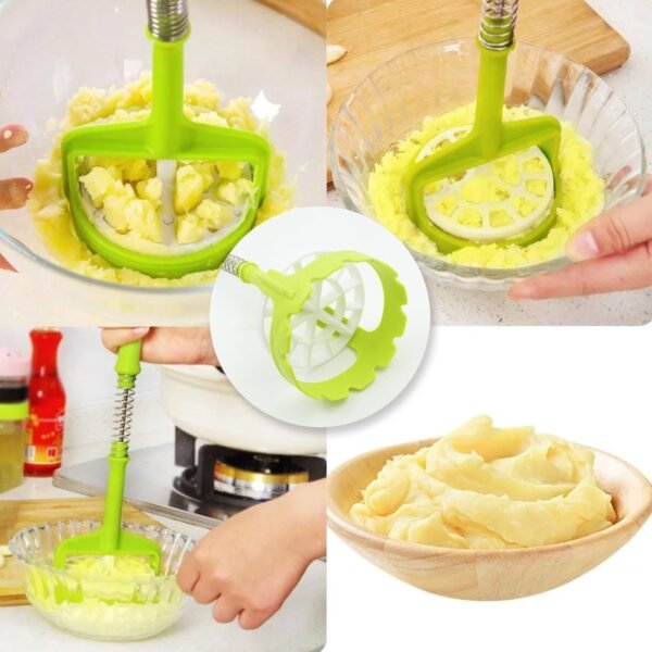 Multi Functional One-Handed Plastic Manual Mashed Potatoes Masher, Mash Sweet - Image 3