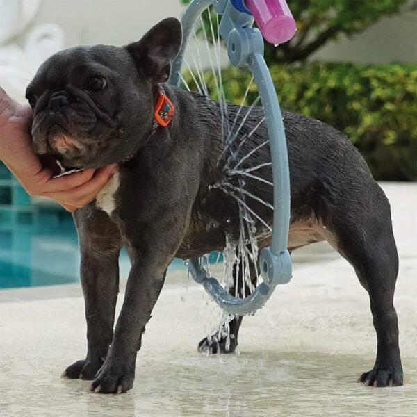 Pet Shower Sprayer, Cat Dog Grooming Bath Massager, With Microfiber Glove (1 - Image 4