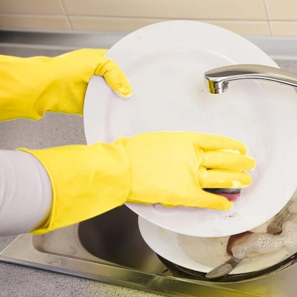 Multipurpose Cleaning Gloves (1 Pair): Kitchen, Bath, & More - Image 3