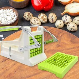 French Fry Cutter, Great with Vegetables, Potato Fries Cutter Professional