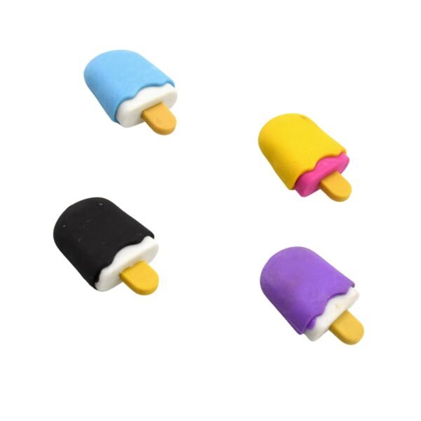 Cone, Donut & Lollipop Eraser Set for Kids? School Gifts (1 Set 4 Pc, Themed)