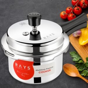 Aluminium Rays Aura Pressure Cookers With Outer Lid (3.5 Litres / 5-Year