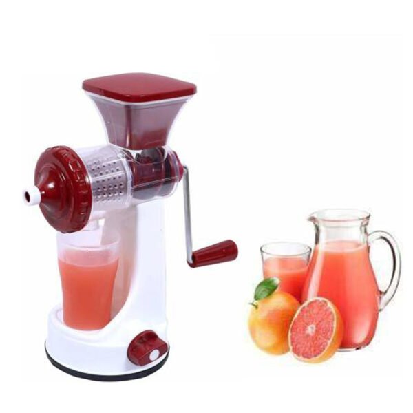Manual Fruit Vegetable Juicer with Juice Cup and Waste Collector - Image 4