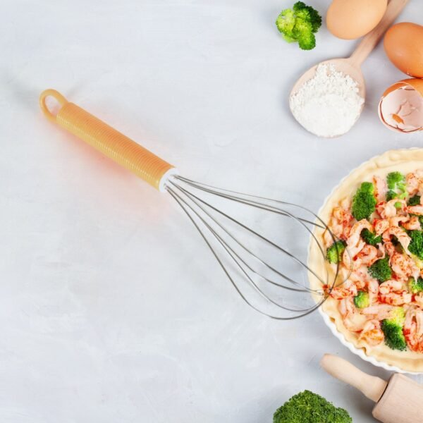 Stainless Steel Manual Whisk ? Cream, Flour & Egg Mixer (16 Cm)
