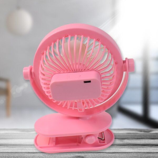 USB Portable Mini Desk Fan with Light ? Personal Table Fan for Office, School & - Image 4