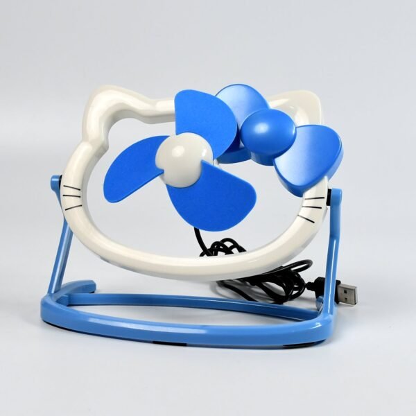 Hello Kitty Cute Mini USB Desktop Fan ? Bright Color, Personal Desk Fan - Image 3