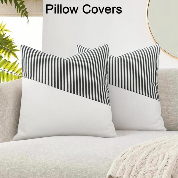 Decorative Pillow Covers Cushion Cases Soft Cotton (26  x  26 Inch / 1 Pair / 2