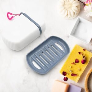 Stylish & Leak-Proof Travel Soap Box ? Secure Seal for Home, Bathroom, Hiking &
