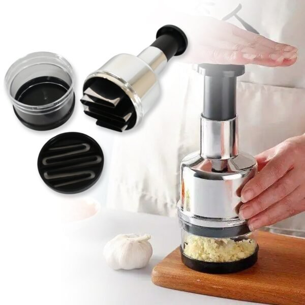 Food Cutter, Multifunctional Stainless Steel Blade Onion Cutter Food Vegetable - Image 5
