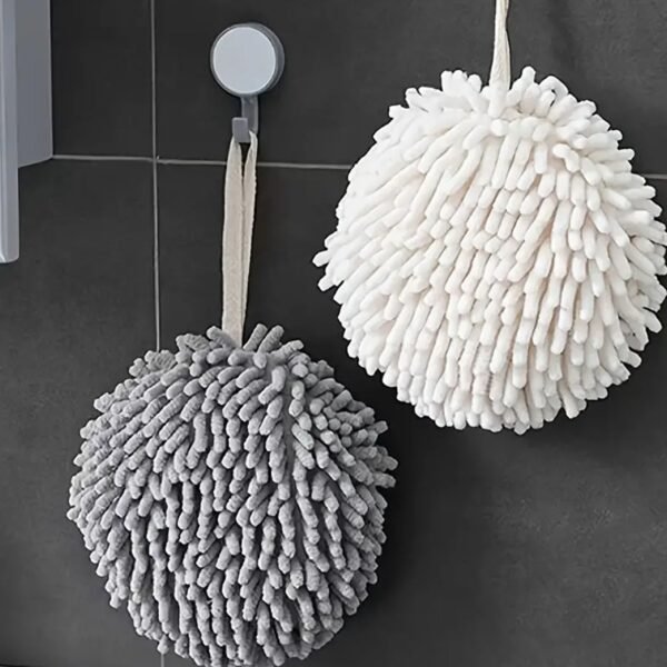 Super Soft Hanging Hand Towel (Microfiber): Ultra Absorbent, Kitchen & Bath - Image 3