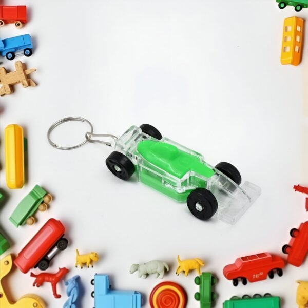 Cars Shape Keychain with On / Off Button LED Flashing Light (1 Pc) - Image 5