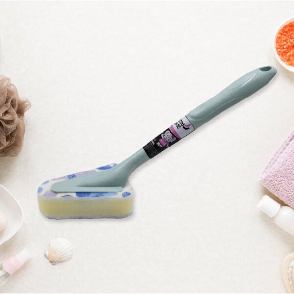 Triangular Sponge Brush ? Long Handle Multipurpose Kitchen & Bathroom Cleaning - Image 5