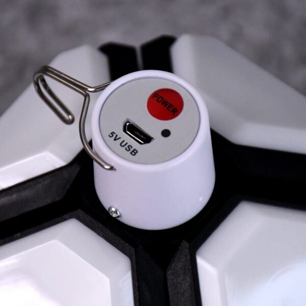 Foldable Camping Light USB Rechargeable LED Lamp with Hanging Hook (1 Pc) - Image 4