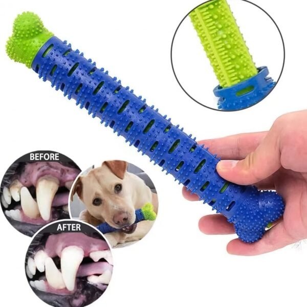 Dog Tooth Brush, Puppy Chew Toothbrush Stick Teeth Cleaning Dental Toys (1 Pc) - Image 5