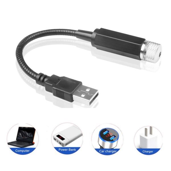 USB Star Projector ? Adjustable Night Light for Home & Car - Image 5