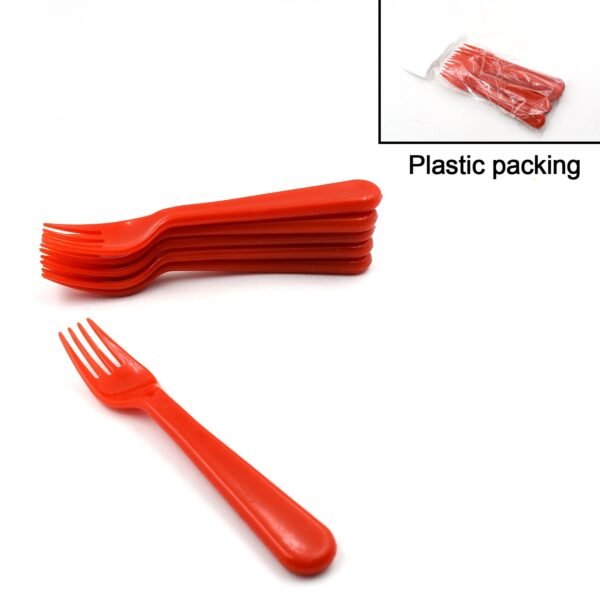 Plastic Fork Spoon, Fork Spoon Set, Fruit Fork Spoon Set | Baby Fork - Image 3