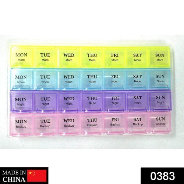 Weekly Pill Case 28-Slot Medicine Organizer - Image 2