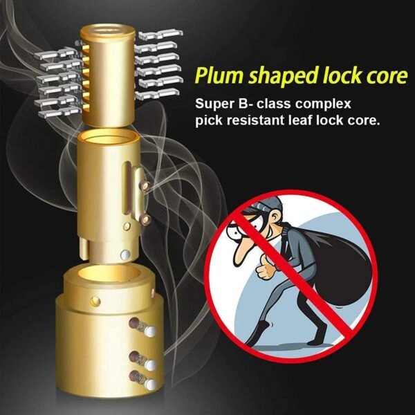 Alarm Disc Lock Motorbike Anti-Theft Disc Brake Lock (1 Pc / With 2 Key) - Image 4