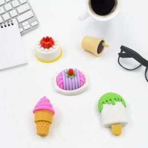 3D Mix Design Fancy & Stylish Colorful Erasers, Mini Eraser Creative Cute