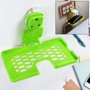 Multi-Purpose Wall Holder Stand for Charging Mobile, Just Fit in Socket and