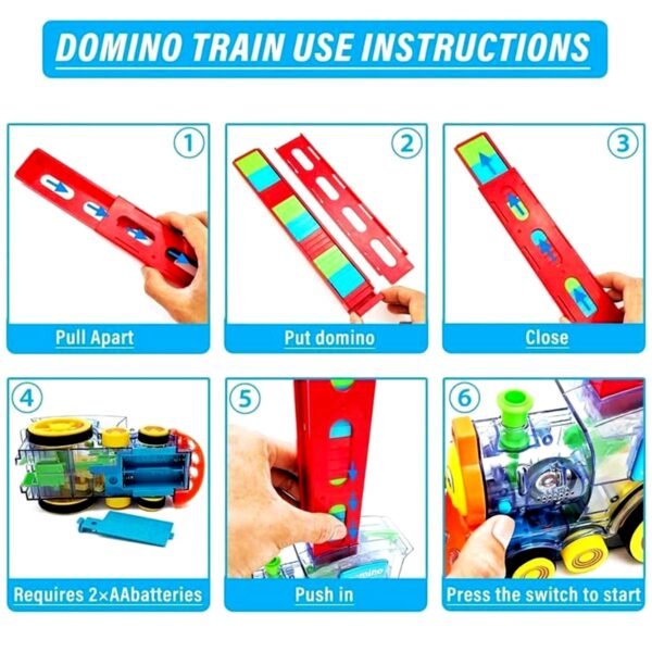 Transparent Funny Train Engine Block Set ? 60-Piece Music & Lights (Batteries