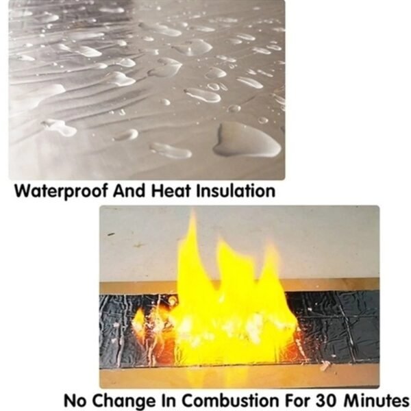 Self-Adhesive Heat-Resistant Aluminum Foil Tape ? High-Temperature Insulation - Image 5