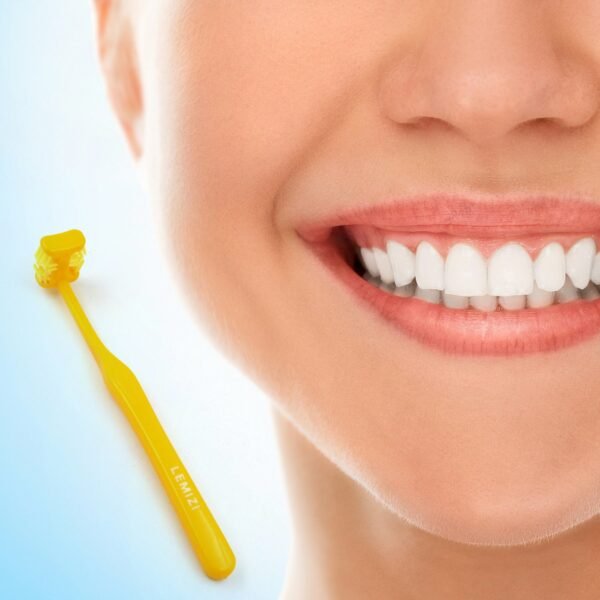 Six-Sided Soft Toothbrush, Anti-Bacterial 6 Sided Care (1 Pc/ Mix Color) - Image 3