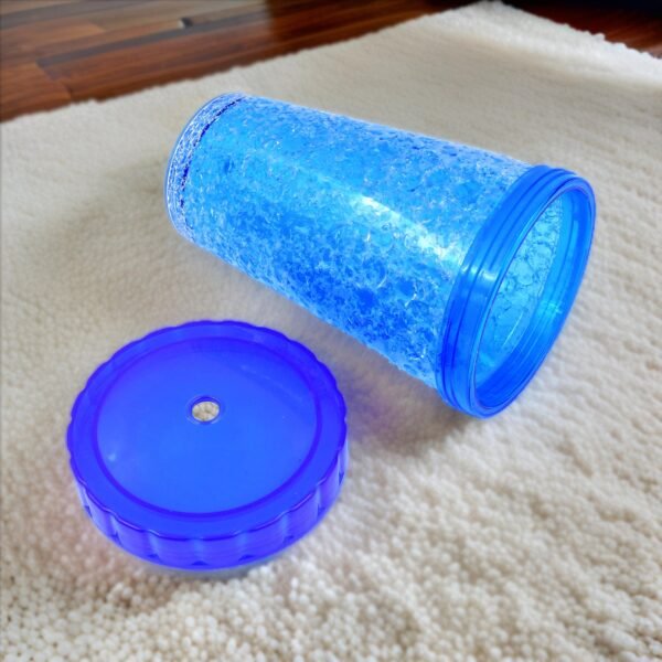 Plastic Reusable Sipper Tumbler with Lid and Straw (1 Pc / 500 ML / Mix Color / - Image 5
